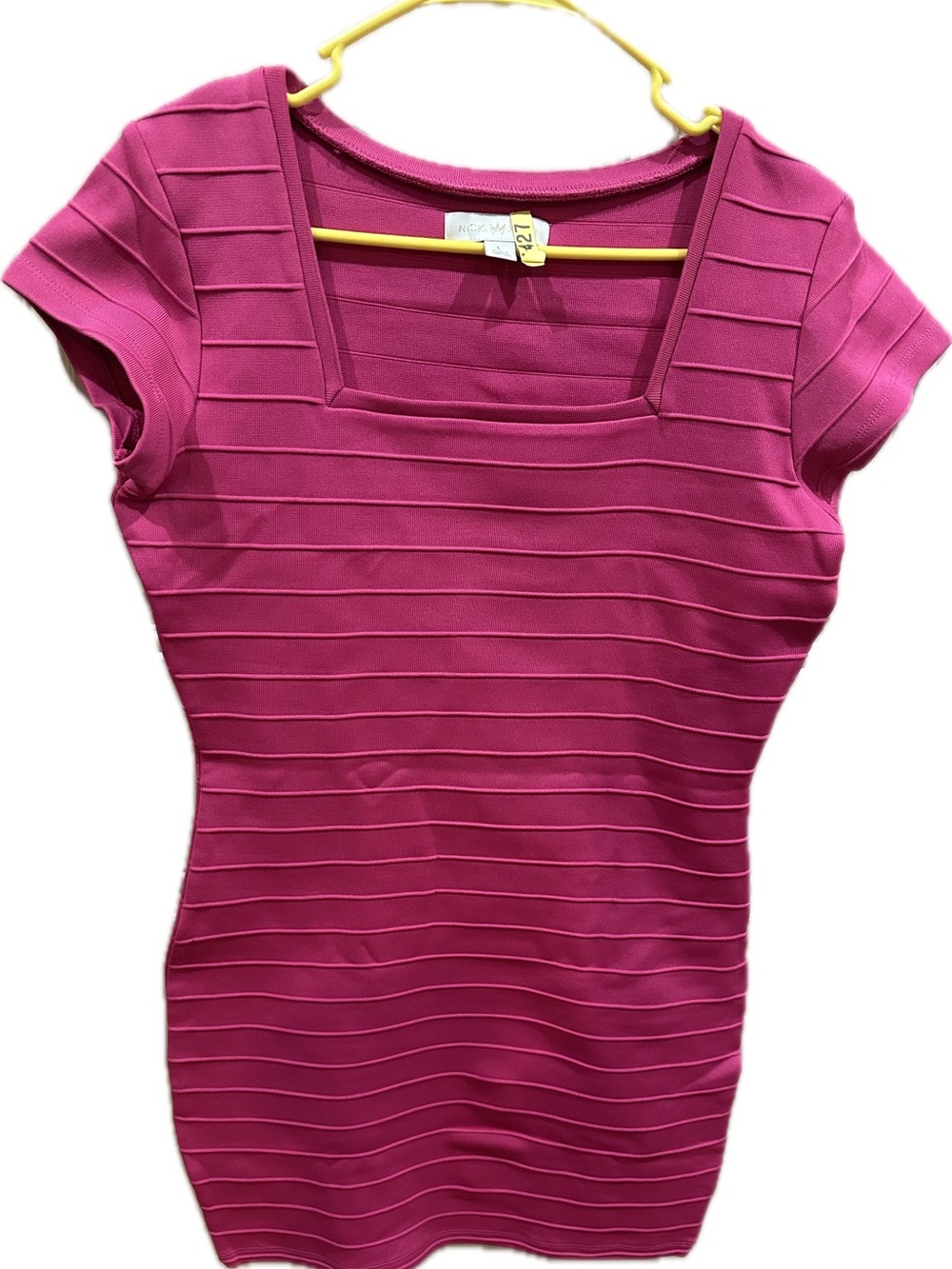 Nicki Minaj Fitted Mini Dress in Magenta